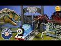 New Lionel Thomas and Friends Train Set Vs Jurassic World Dinosaurs Unboxing - WD Toys