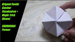 Origami Cootie Catcher Flexahedron + Magic Trick [Demo]