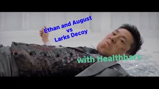 Mission Impossible Fallout Ethan and August vs Larks Decoy Bathroom Fight with Healthbars