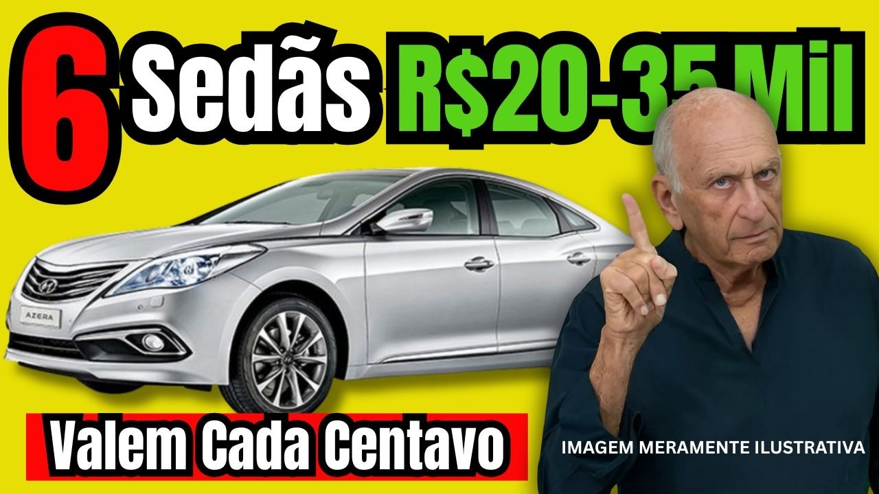 Top 6 Sedãs Entre R$20–35 Mil que Valem Cada Centavo (e São SUPER Confiáveis!)