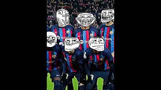 Barcelona 2023-2009 Troll Face Squad #shorts #football #barcelona Resimi