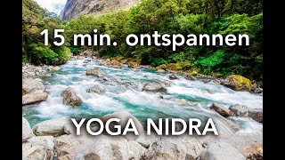 15 minuten ontspannen met yoga nidra (Nederlands gesproken)