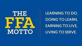 The FFA Motto