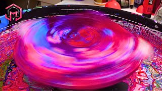 FABULOUS LEFTOVER PAINT  Acrylic Pour Painting at Home