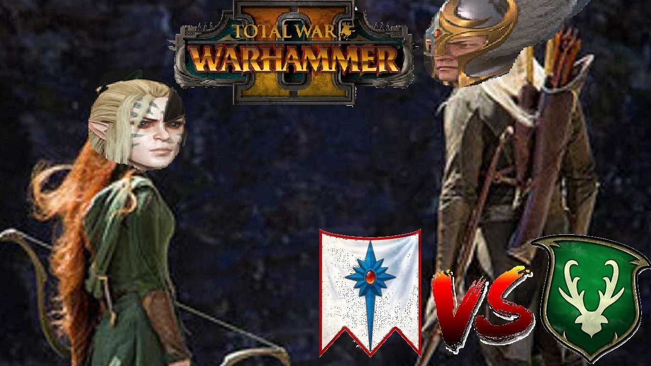 High Elves vs Wood Elves ELF BOWL Total War Warhammer 2 YouTube