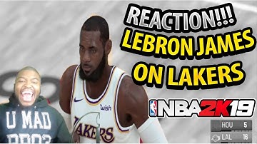 NBA 2K19 Online Gameplay! PLAYING WITH LEBRON JAMES IN A LOS ANGELES LAKERS FOR THE FIRST TIME!