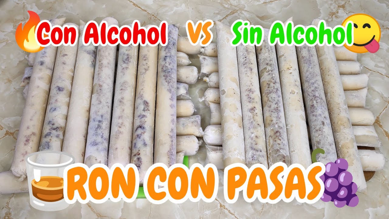 Marcianos de 🥃Ron Con Pasas🍇Con Alcohol🔥Sin Alcohol😋
