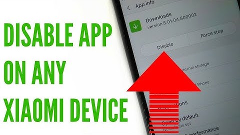 How To Disable System Apps On Any Xiaomi Device!Miui 9/Miui 8