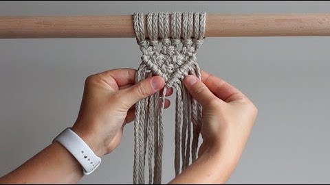 DIY Macrame Wall Hanging - Another Way to Start Your Work!