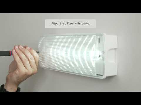 How to install 4lite's Emergency LED Bulkhead