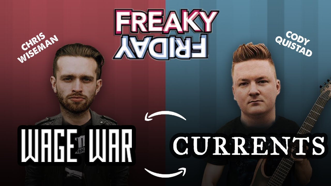 Wage War & Currents Guitarists Switch Places This Freaky Friday!