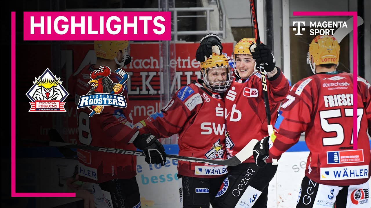 Pinguins Bremerhaven - Iserlohn Roosters | PENNY DEL | MAGENTA SPORT