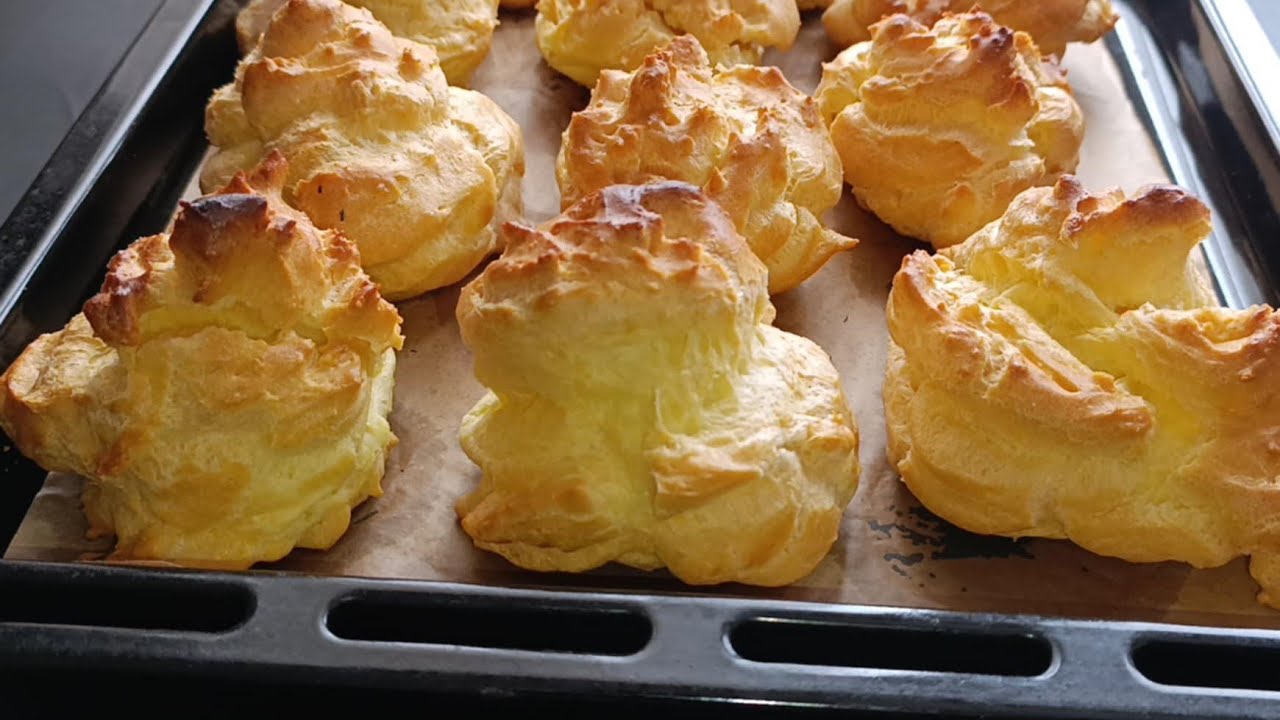 Էկլերի իդեալական բաղադրատոմս առանց կարագի/մեգա-խոշոր էկլերներ/ձեթով էկլեր #эклеры #ekler