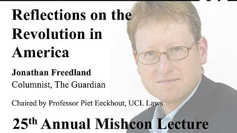 2016 UCL Mishcon Lecture - Jonathan Freedland