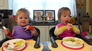 Twins try sauerkraut