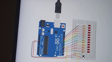 Sequential blink with 12 LED