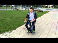 Learning ride with starI unicycle