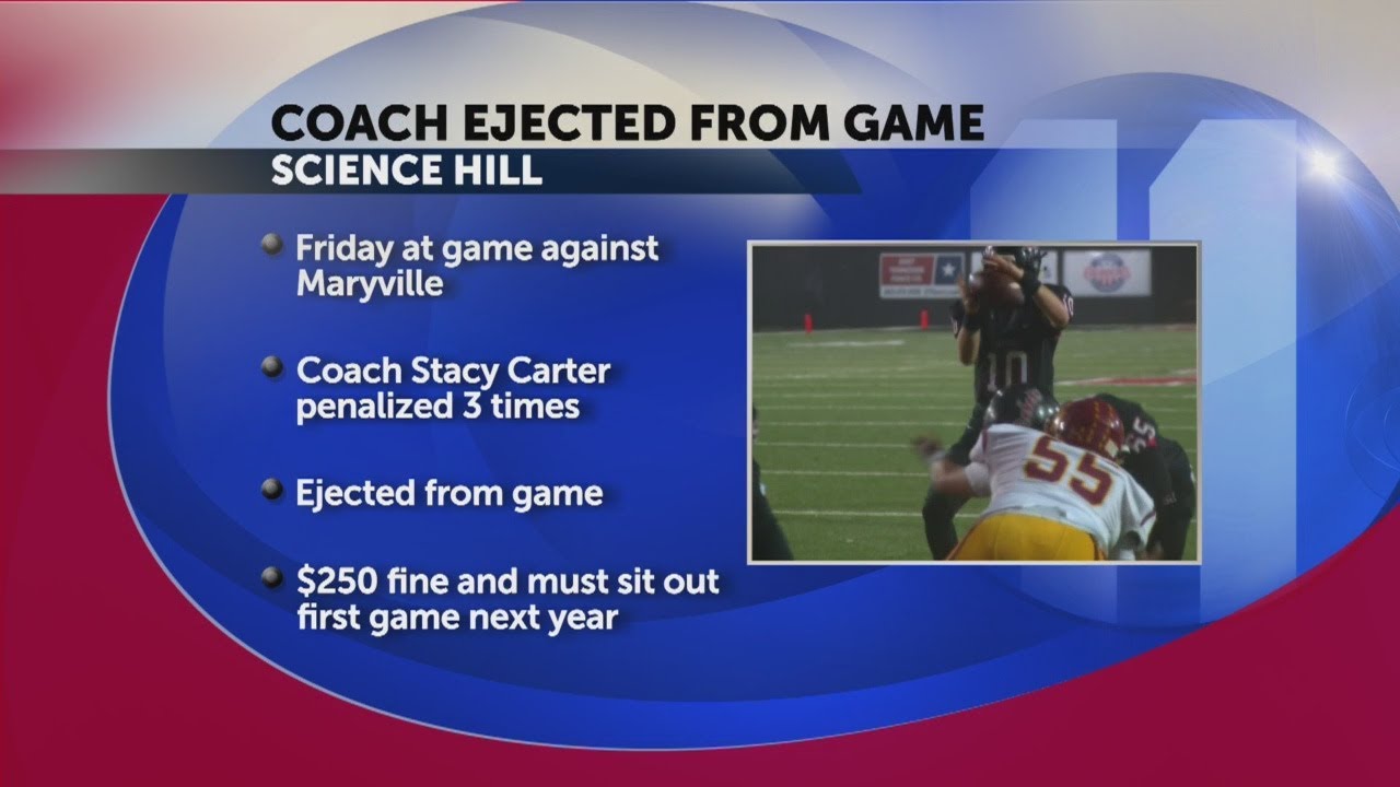 Science Hill coach Stacy Carter suspended for first game of 2019 season - YouTube