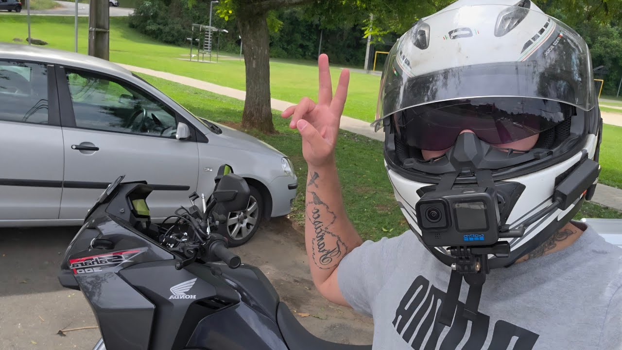 “Honda Sahara 300 2026 em Curitiba – Teste sem filtro de ar!