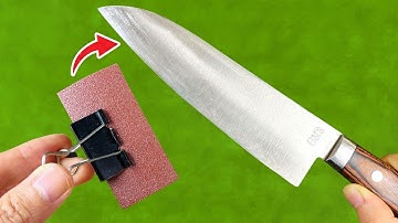 Razor sharp knives in just 1 minute! THIS tool works like magic!