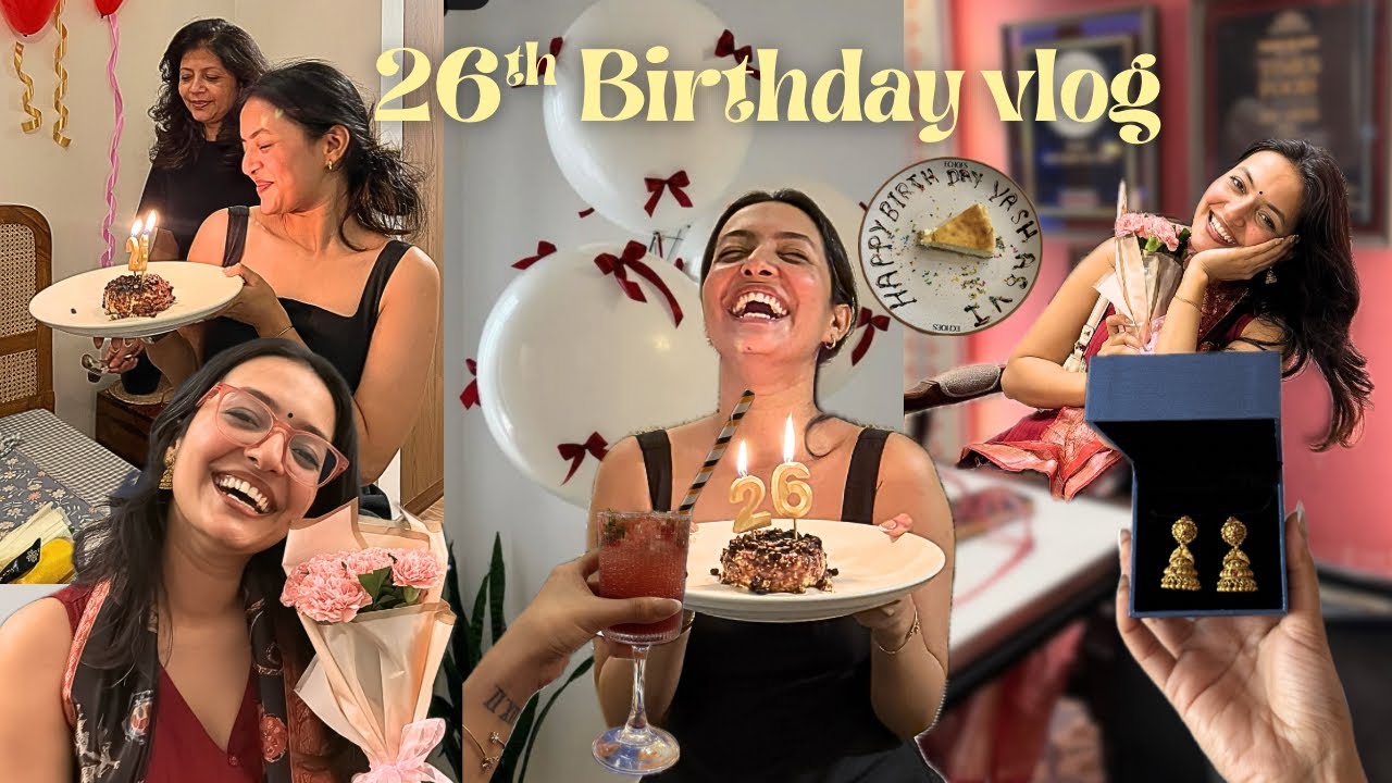 My Birthday vlog🫶🏻❤️✨Gifts that i got for my 26th Birthday🥹❤️Wholesum vlog ||Yashasvi Rajpoot|| 