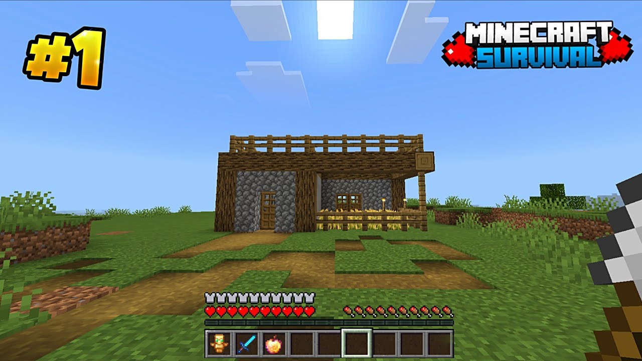 Minecraft PE 1.21 New Survival Series Episode 1 In hindi | Made Op Survival Base 