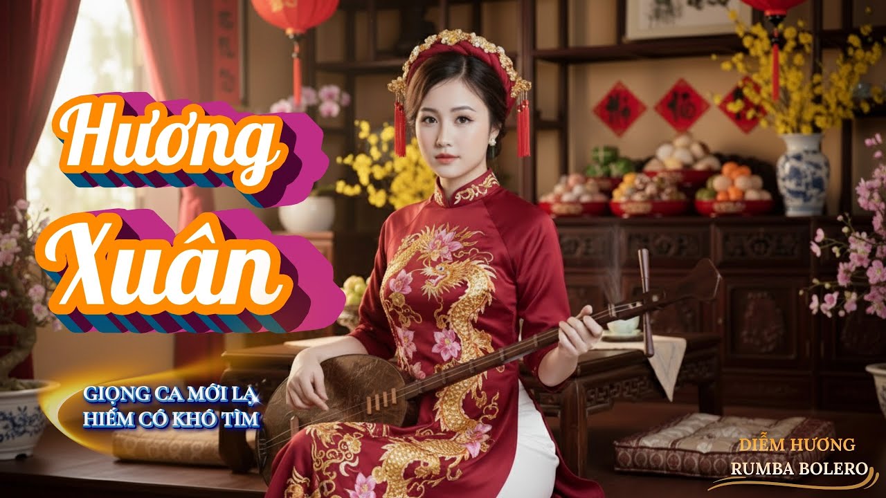 HƯƠNG XUÂN - Rumba Bolero Sax | Diễm Hương
