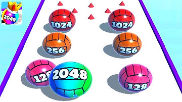Ball Merge 2048 ! All Levels Gameplay (105-110) android, ios