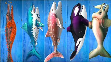 ALL SPECIAL SHARKS UNLOCKED - Double Head Shark Attack