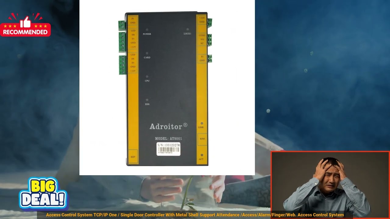 3256807730935688 Access Control System TCP IP One   Single Door Controller With Metal S