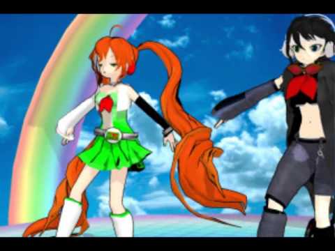 [MMD] Happy Synthesizer  - Axel y Aruba [ANIMOID 02]