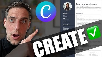 How To Create A Resume With Canva On Your Mobile - EASY TUTORIAL