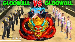Gloowall VS Gloowall Fight On Factory Roof | Noob VS Pro Gloowall Skin Challange | Garena Free Fire🔥