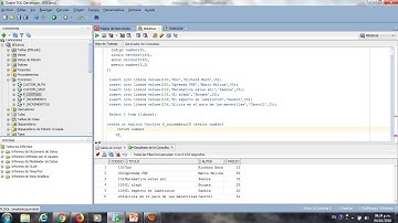 Funciones en Oracle 11g  Express Edition