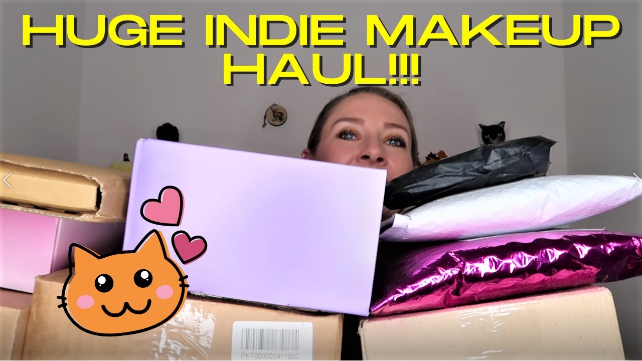 Unboxing all my recent Indie Makeup purchases!!!