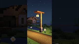 BUILD STREET LIGHT IN MINECRAFT