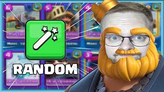 🤡 CRINGE RANDOM DECKS IN TRIPLE ELIXIR CHALLENGE / Clash Royale