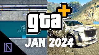 GTA Plus New Monthly Event January 2024 ( Exclusive Rewards, Bonuses & MORE!) | GTA Online