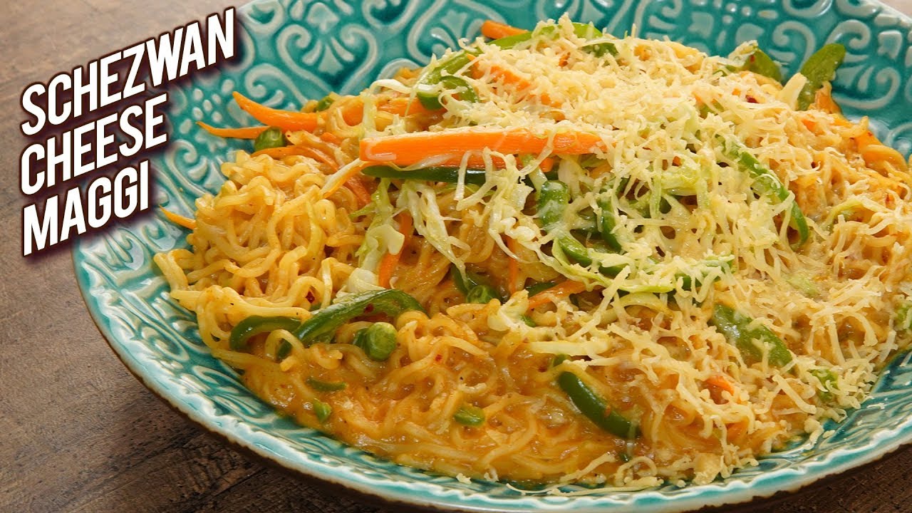 Schezwan Cheese Maggi Recipe How To Make Vegetable Masala Maggi At