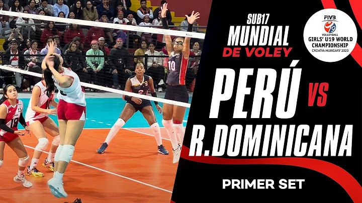 ¡Perú arranca con fuerza! 🏐 Gran PRIMER SET ante Dominicana con cierre imparable de Chanca 🇵🇪💪