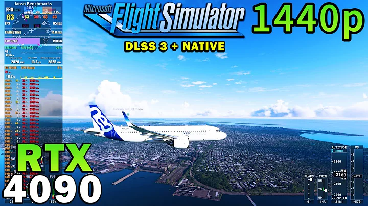 Microsoft Flight Simulator 2020 1440p | RTX 4090 | Ryzen 9 7950X | DLSS 3 ON & OFF | Ultra Settings