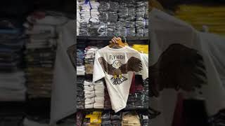 Famous Eagle print drop shoulder #shirts #mensclothing #fashion #mensfashionshirts #teashirt #clothing Wealth