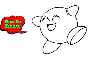How To Draw Kirby Easy Step By Step For Beginners