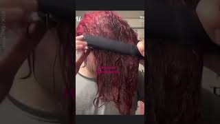 Flat iron wet hair #shorts #viral #shortsvideo #shortsyoutube #hairstyle #hairstyle #hairtutorial