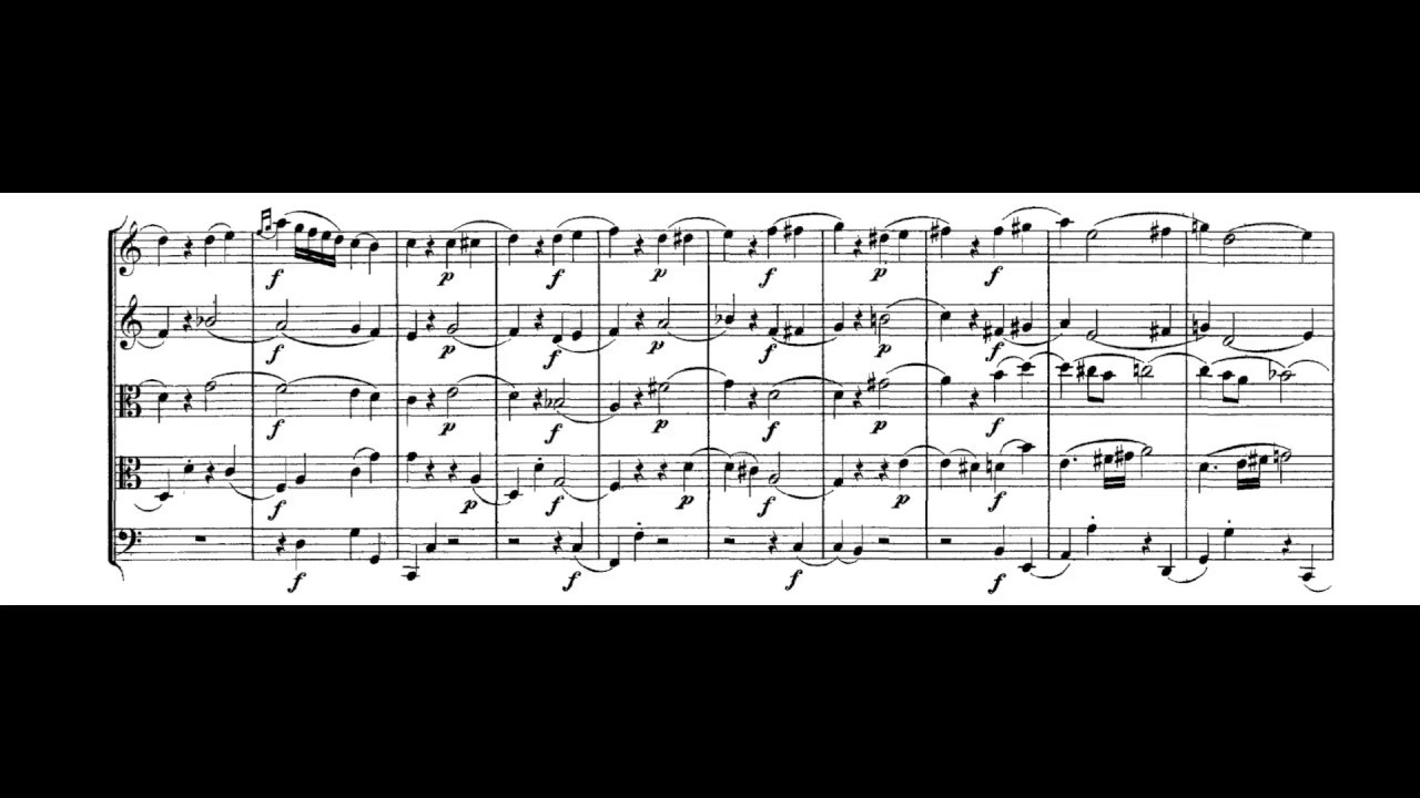 String Quintet No. 3 in C Major, K515 - Score