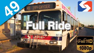 SEPTA Route 49 FULL ROUTE - 2005 New Flyer D40LF