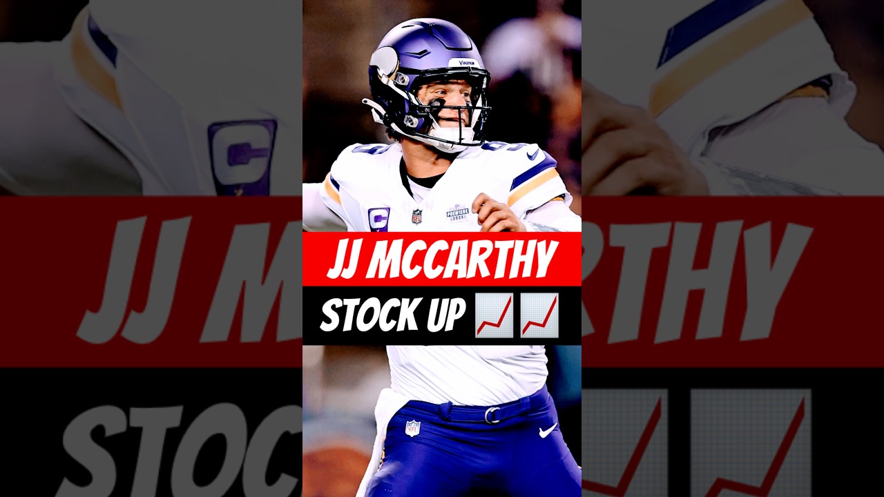 JJ McCarthy BALLED OUT on MNF | Stock Up! After Week 1 