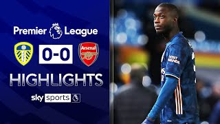 Pepe sent off in moment of madness! | Leeds 0-0 Arsenal | Premier League Highlights