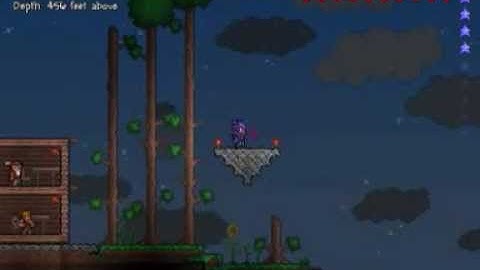 Terraria: Grappling hook trick
