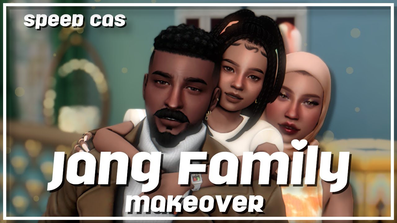 👨‍👩‍👧 Jang Family | The Sims 4 Speed Cas | Townie Makeover 👨‍👩‍👧 - YouTube